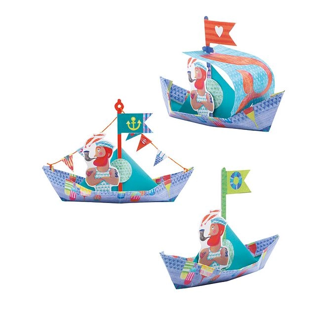Origami Floating Boats Craft Kit - 15 Designs