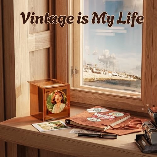 Acrylic Polaroid Frame & Photo Storage Box - 1 Pack 4.2”x3.5”