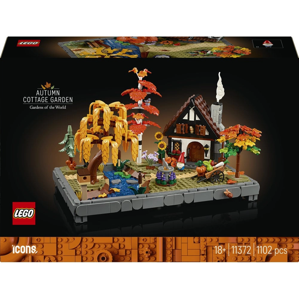 LEGO Icons Autumn Cottage Garden (11372)