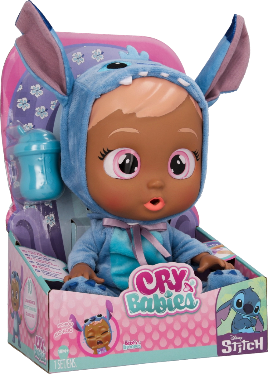 Stitch Baby Doll - 12" Cries Real Tears Ages 18+