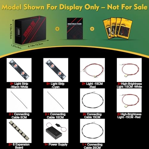 Light kit Compatible with Lego 42214 Lamborghini Revuelto Super Sports Car - Movie