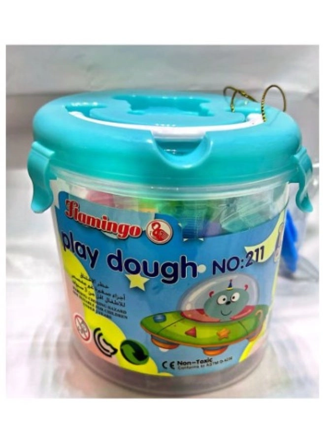 Flamingo Play Dough Modeling Clay Set - 16pcs.