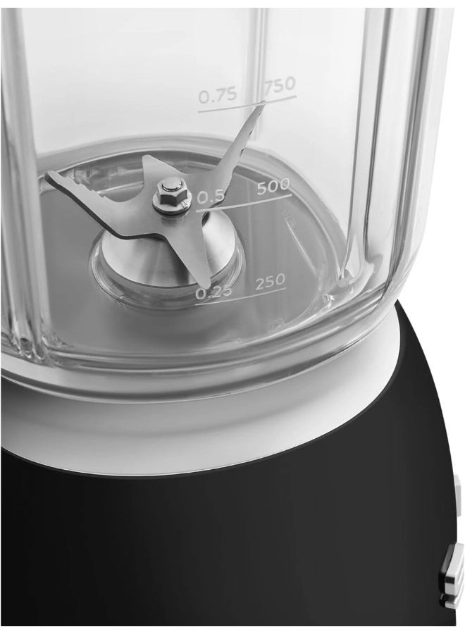 BLF03BLUK - 50's Style Tritan BPA Free Black Finish