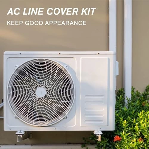 AC Line Cover Kit - mini split or central AC 7000 - 24000 BTU