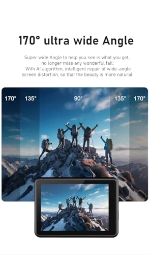 6K Dual Screen Action Camera - 6K 30FPS