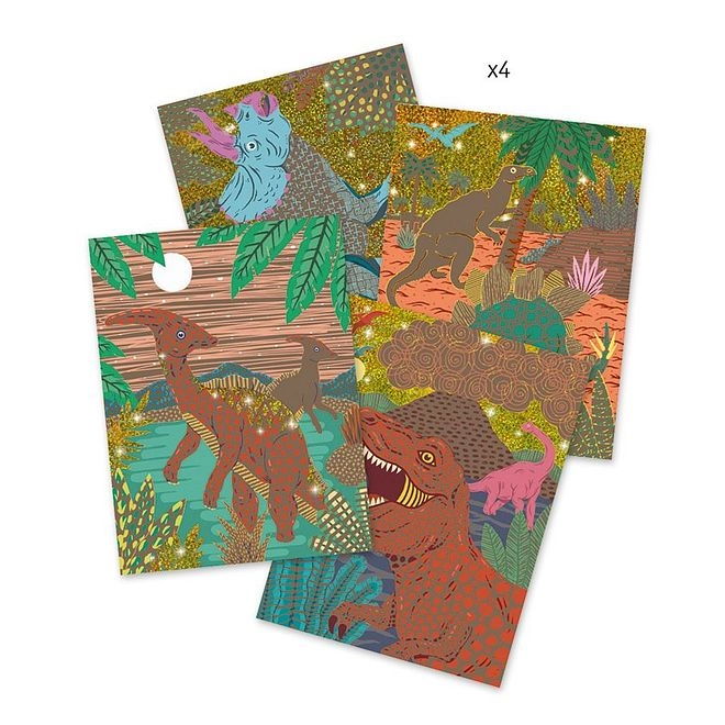 Dinosaurs Reigned Scratch Cards - 7+ years