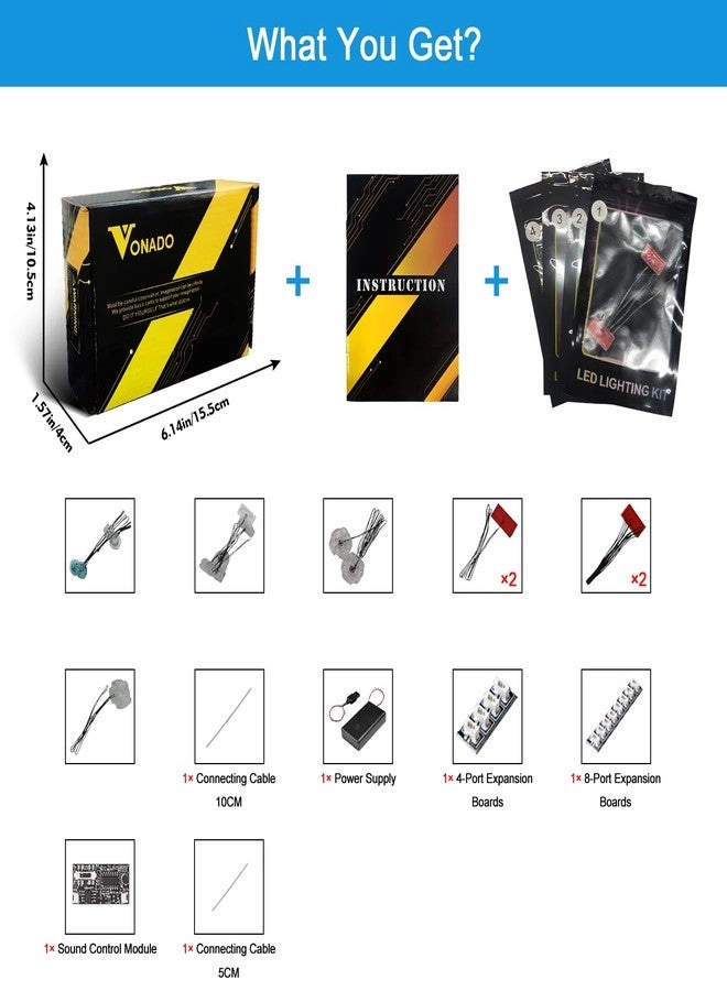 LED Light Kit - Compatible with Lego 10302 Optimus Prime