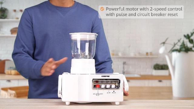 4-In-1 Food Processor - 1.6 Liters 650 watts