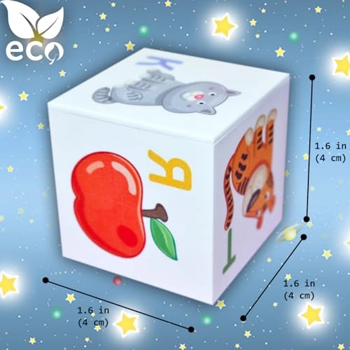 Russian Alphabet ABC Blocks - 15 years and up 12 pieces