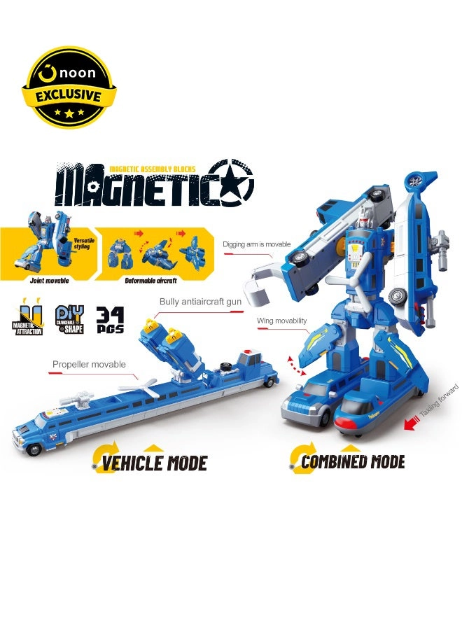 Magni Mates City Guard Warrior (JM2503315) - 9-in-1 Magnetic