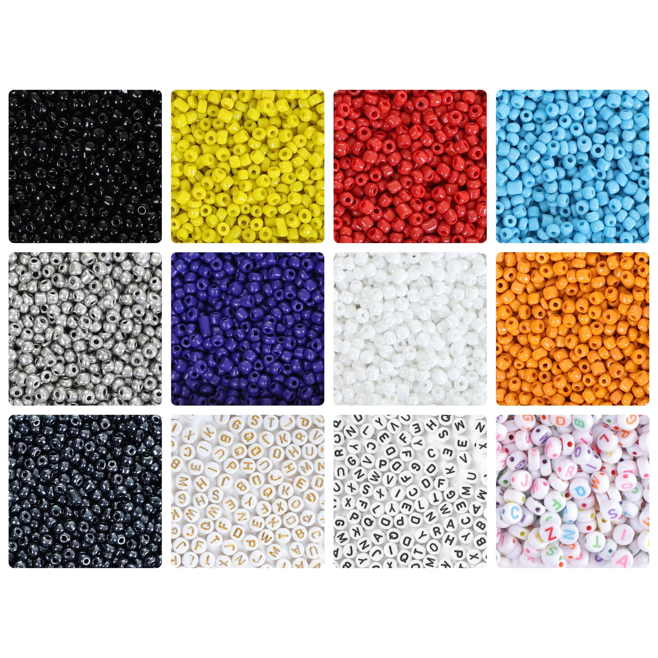 Bracelet Making Kit - 12 Types 10m Elastic Thread