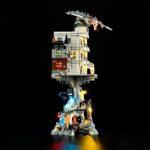 Led Lighting Kit for LEGO-76417 Gringotts Wizarding Bank - Compatible with Lego Harry Potter Building Set
