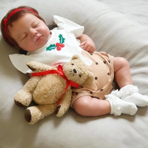 LOULOU Reborn Baby Doll - 20 Inch Vinyl Girl Ages 3+