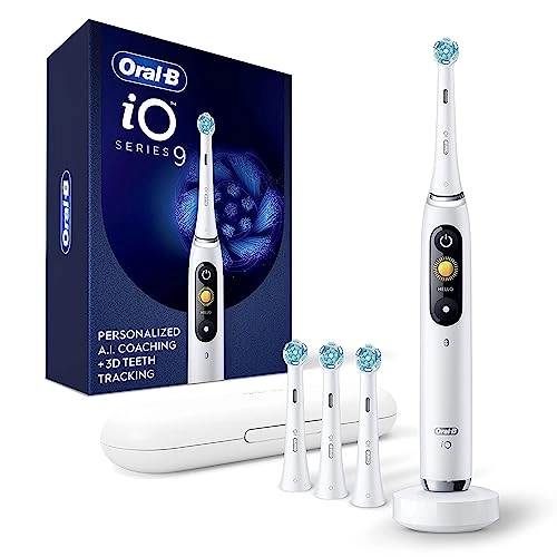 iO9 - 3 Toothbrush Heads Charging Travel Case 7 Modes