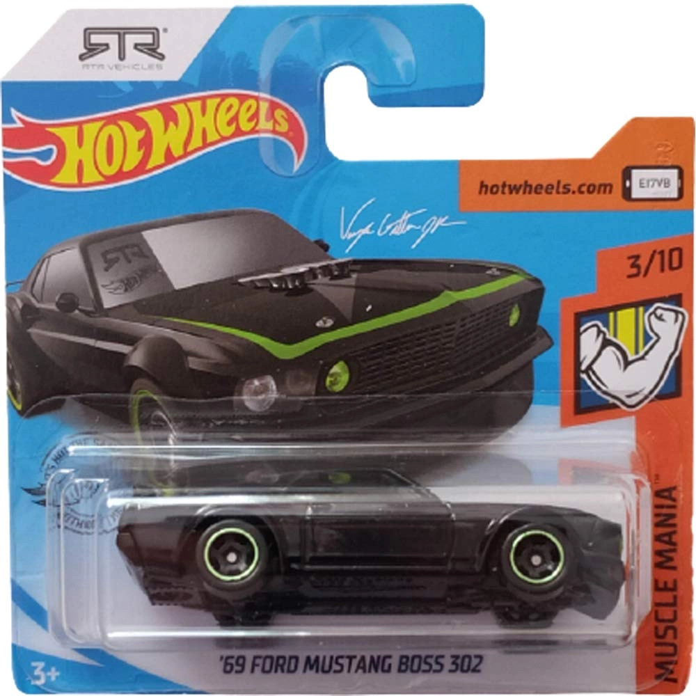 Hot Wheels '69 Ford Mustang Boss 302 - 1:64 diecast
