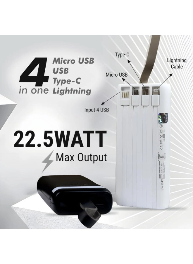 UX-1517 - 20000mAh 10W Fast charging