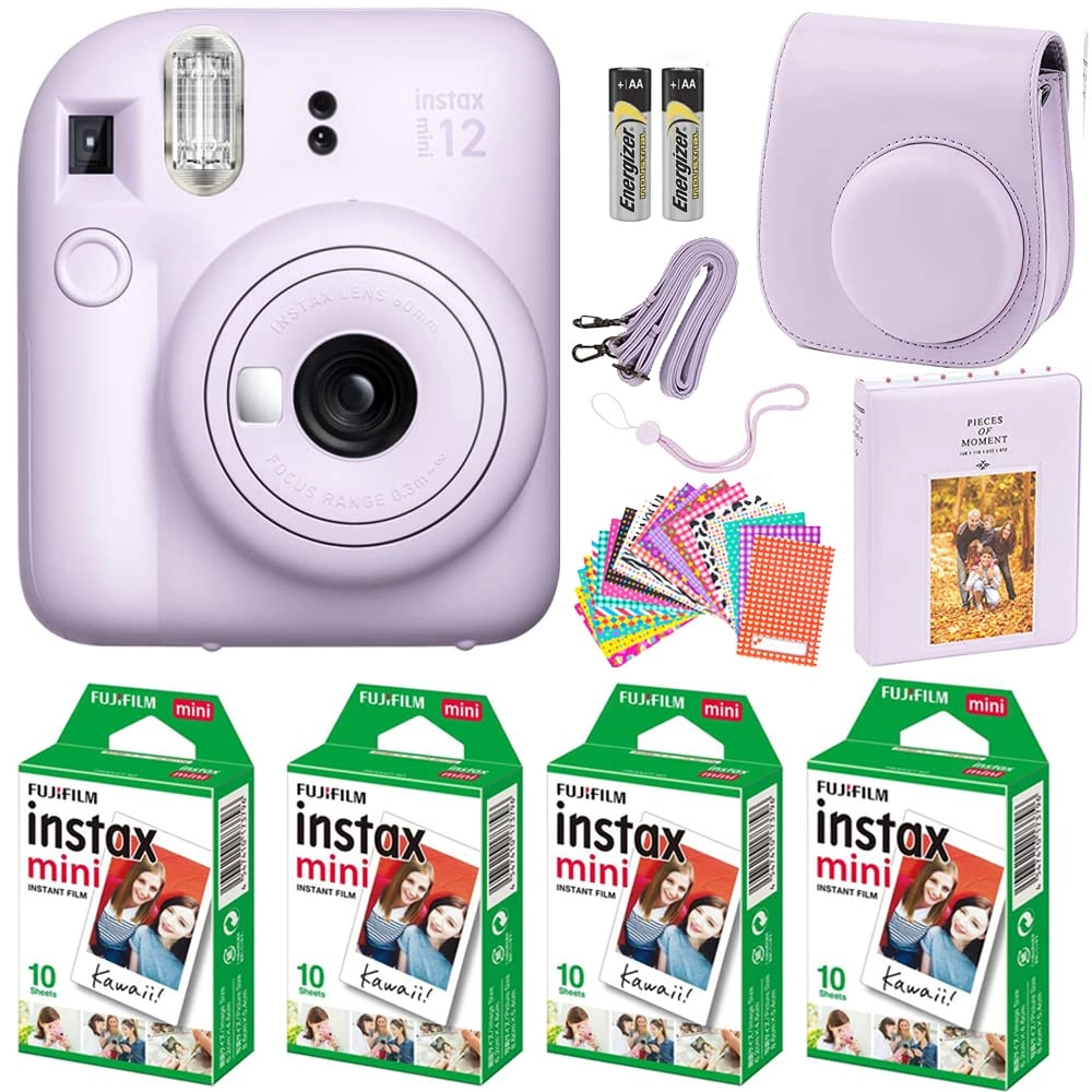INSTAX MINI 12 - Purple Bundle