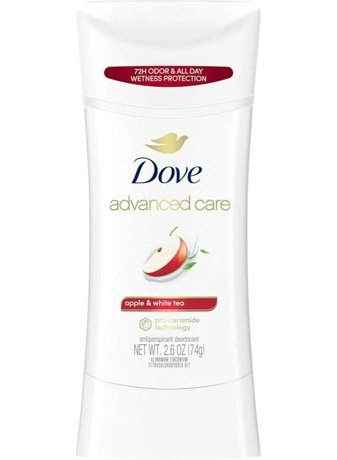 Dove Advanced Care Go Fresh Antiperspirant Deodorant - Apple & White Tea 2.6 oz (74 g)