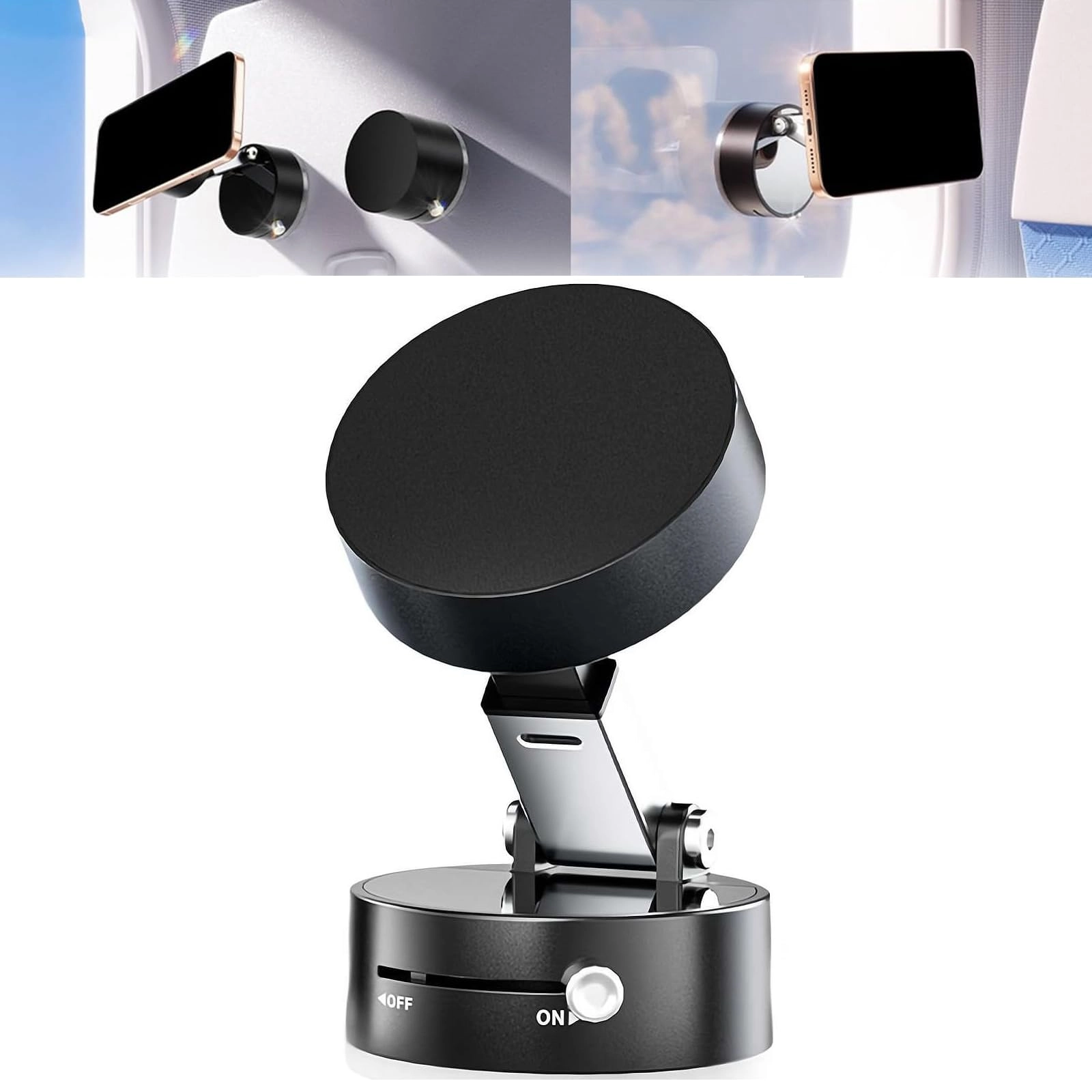 Azonee Vacuum Suction Magnetic Car Phone Holder