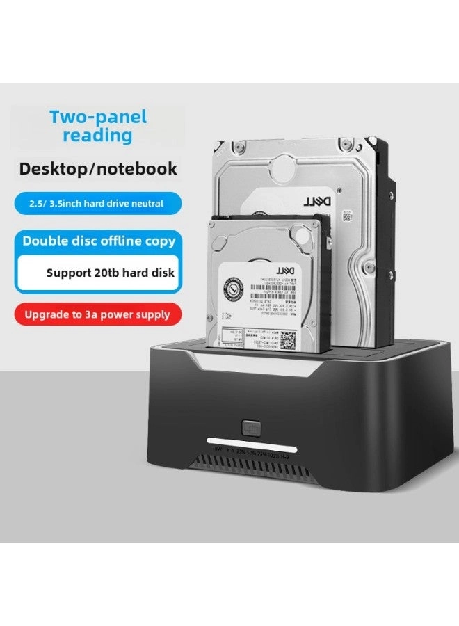 Dual-disk USB 3.0 Hard Disk Base
