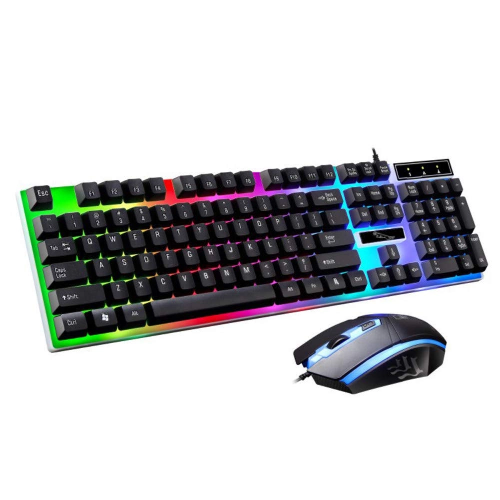 Gaming Keyboard Mouse Set - US Wired/Wireless