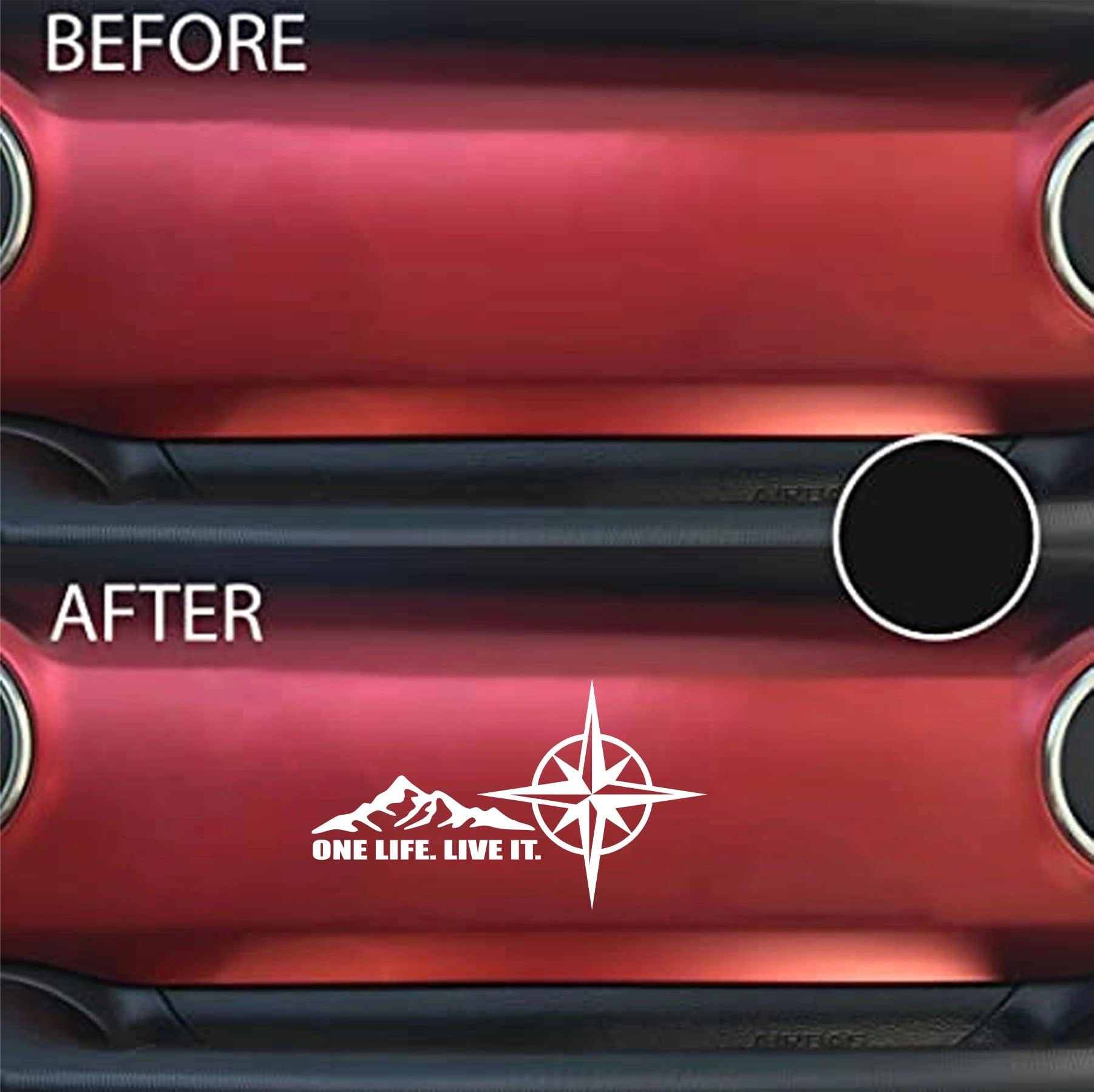 Car Dashboard Stickers