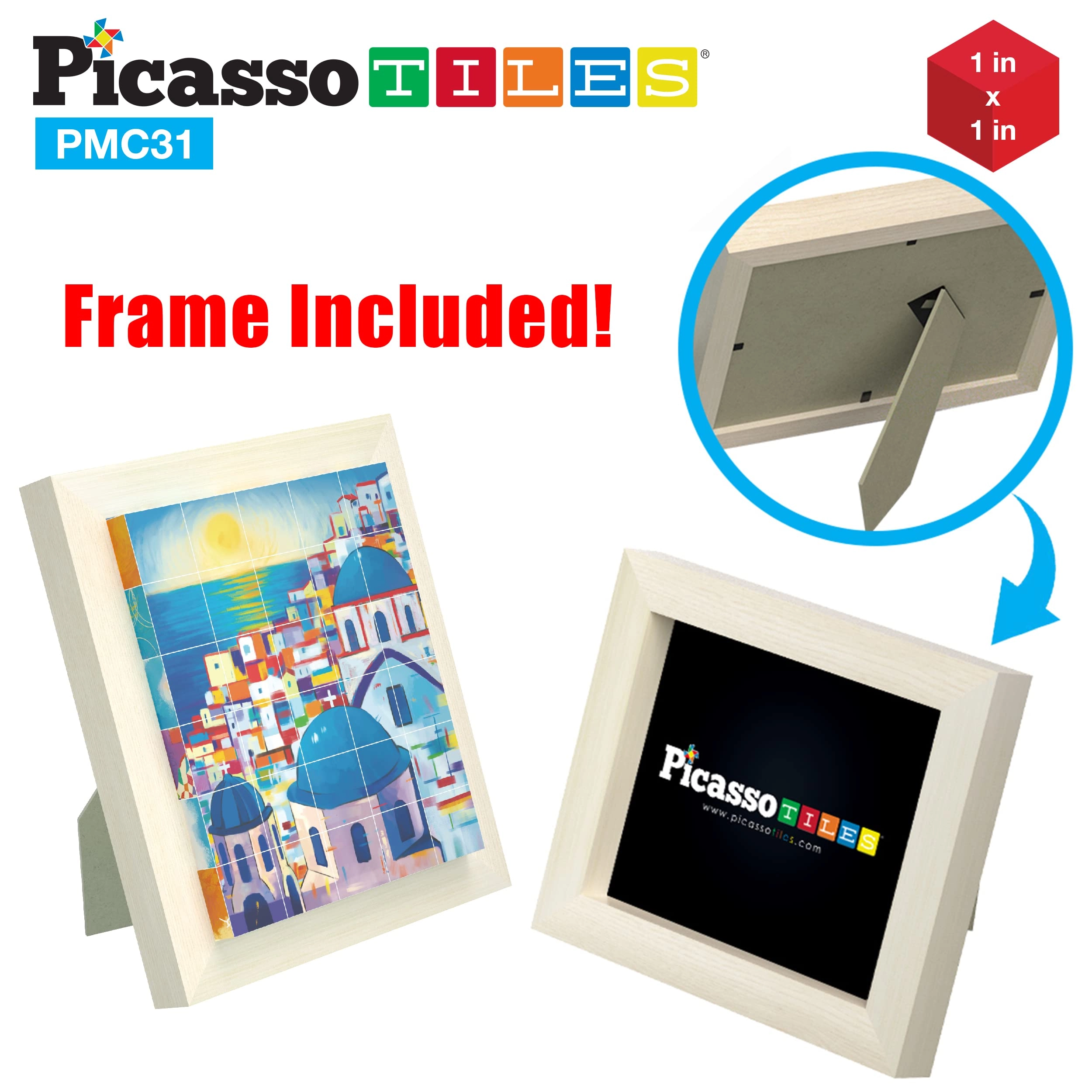 6-in-1 World Famous Painting Puzzles Magnetic Cubes - 6-in-1 Famous Art 31 pcs