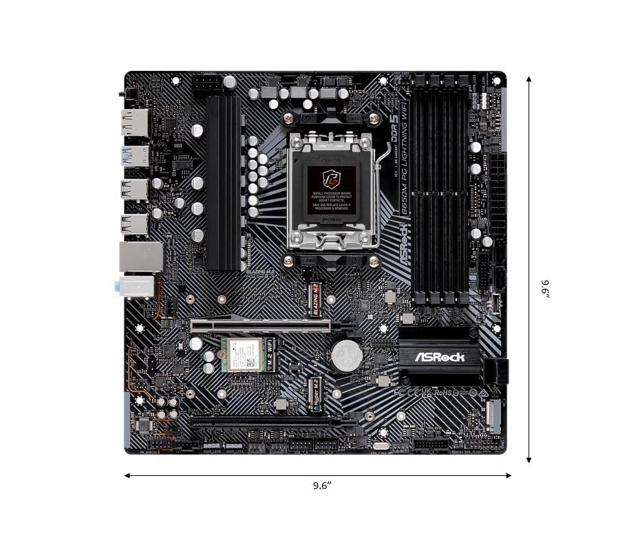 B650M PG Lightning - WiFi 6E Socket AM5 DDR5