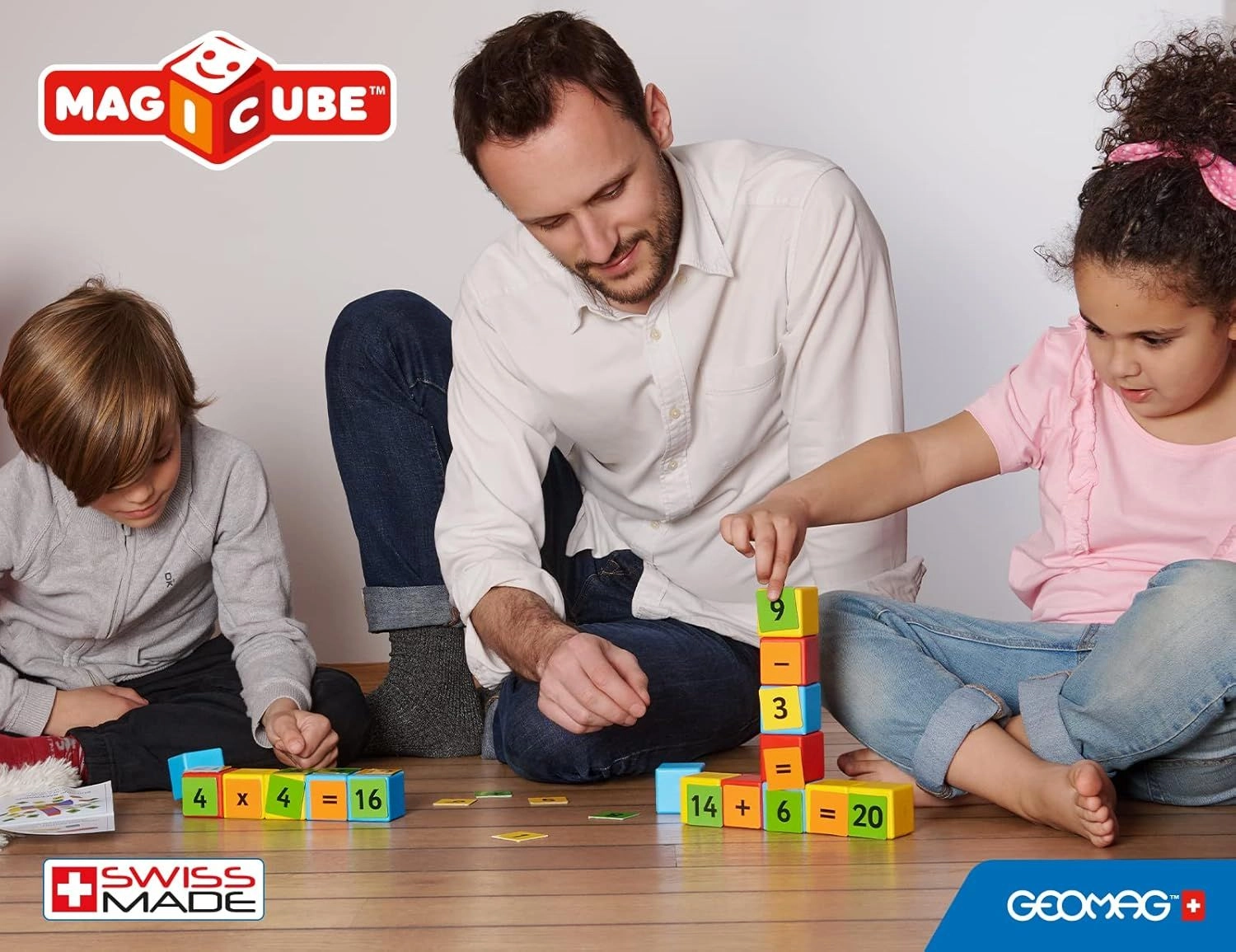 Magicube Math Building Clips - 61pcs