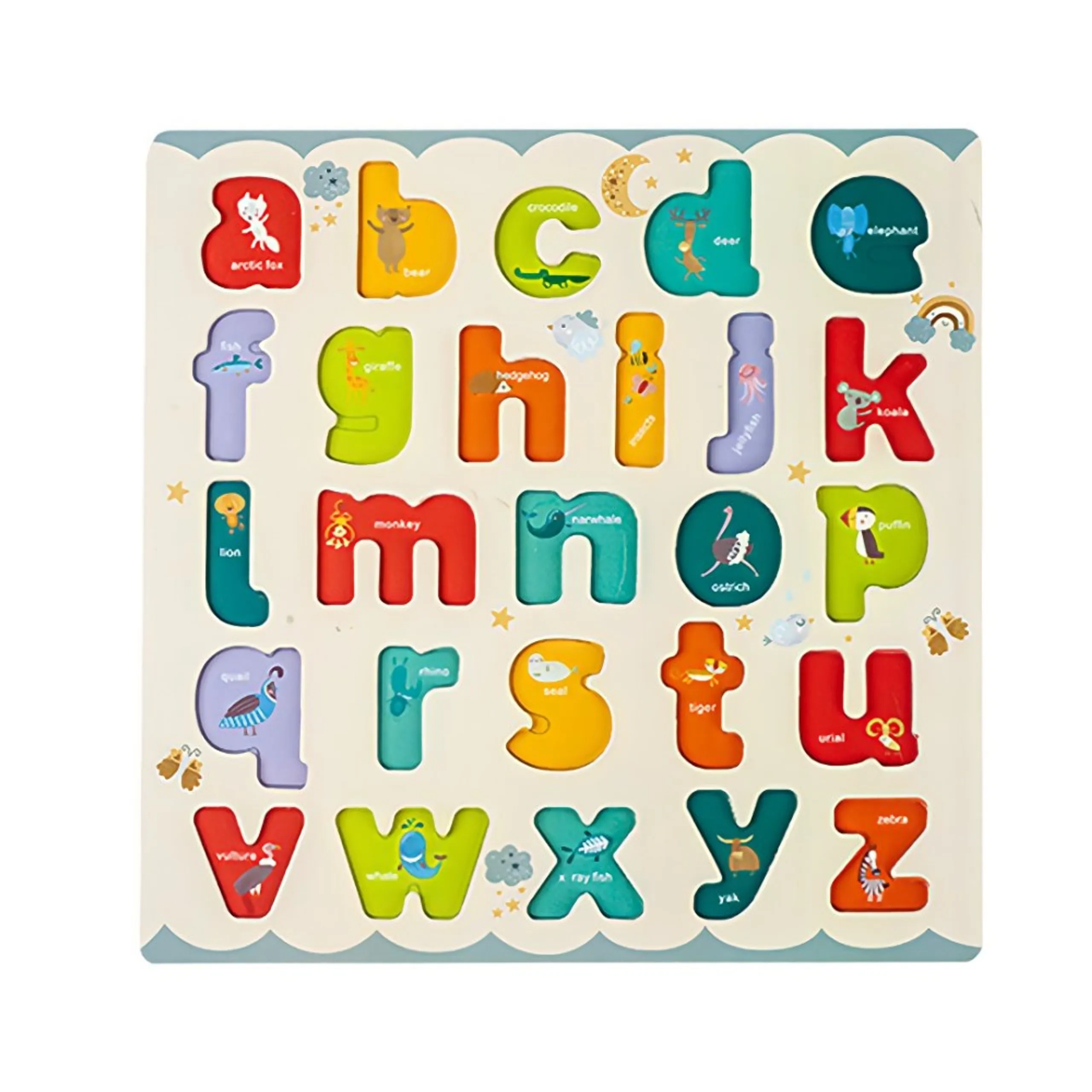 Factory Price Phyllis Alphabet Montessori Practice Puzzle - 2+ Years 26 piece(s)