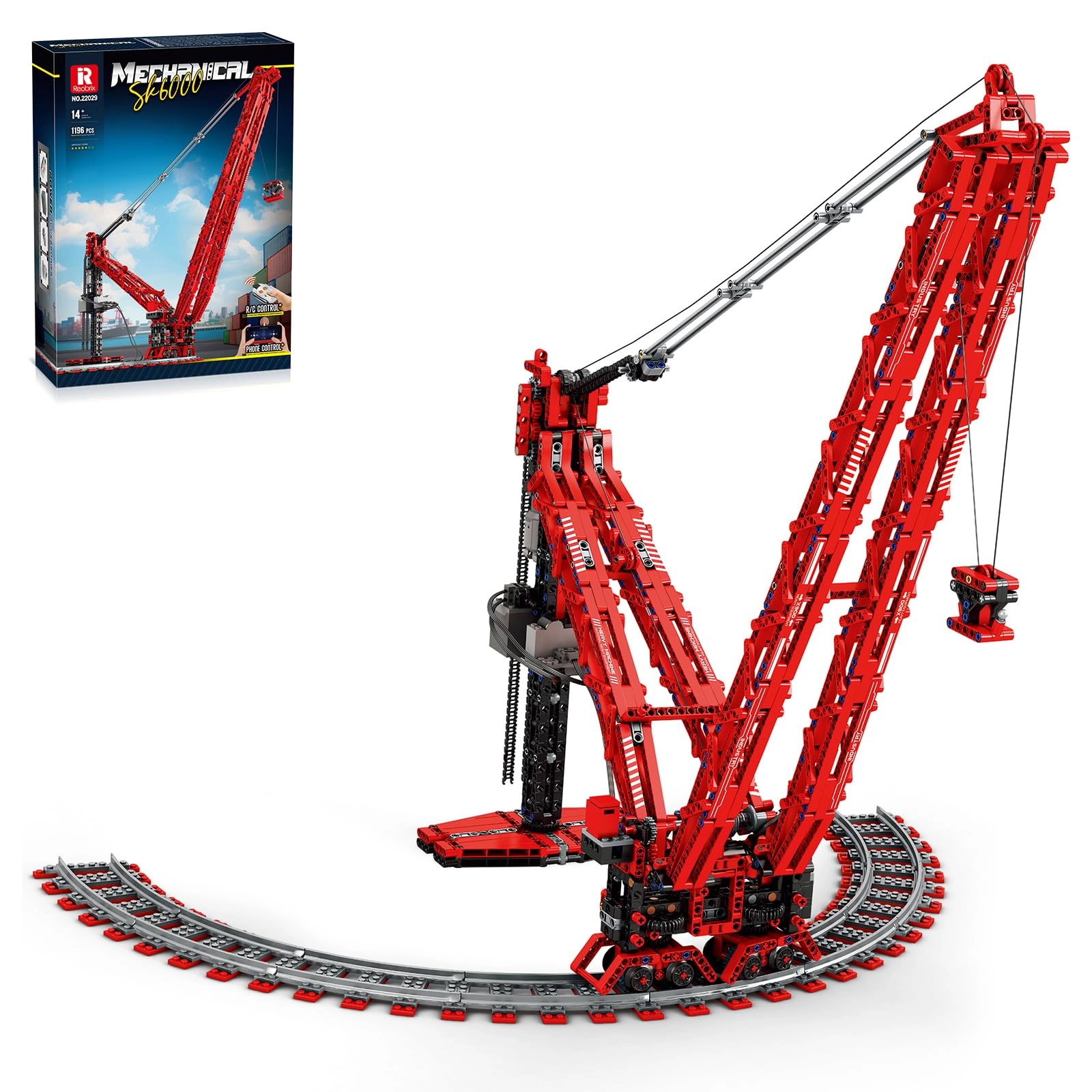 Reobrix Crane SK6000 (22029) - RC Remote Control Red