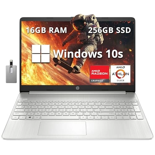 Laptop Computer - 15.6'' Athlon Silver 3050U 16GB 256GB SSD