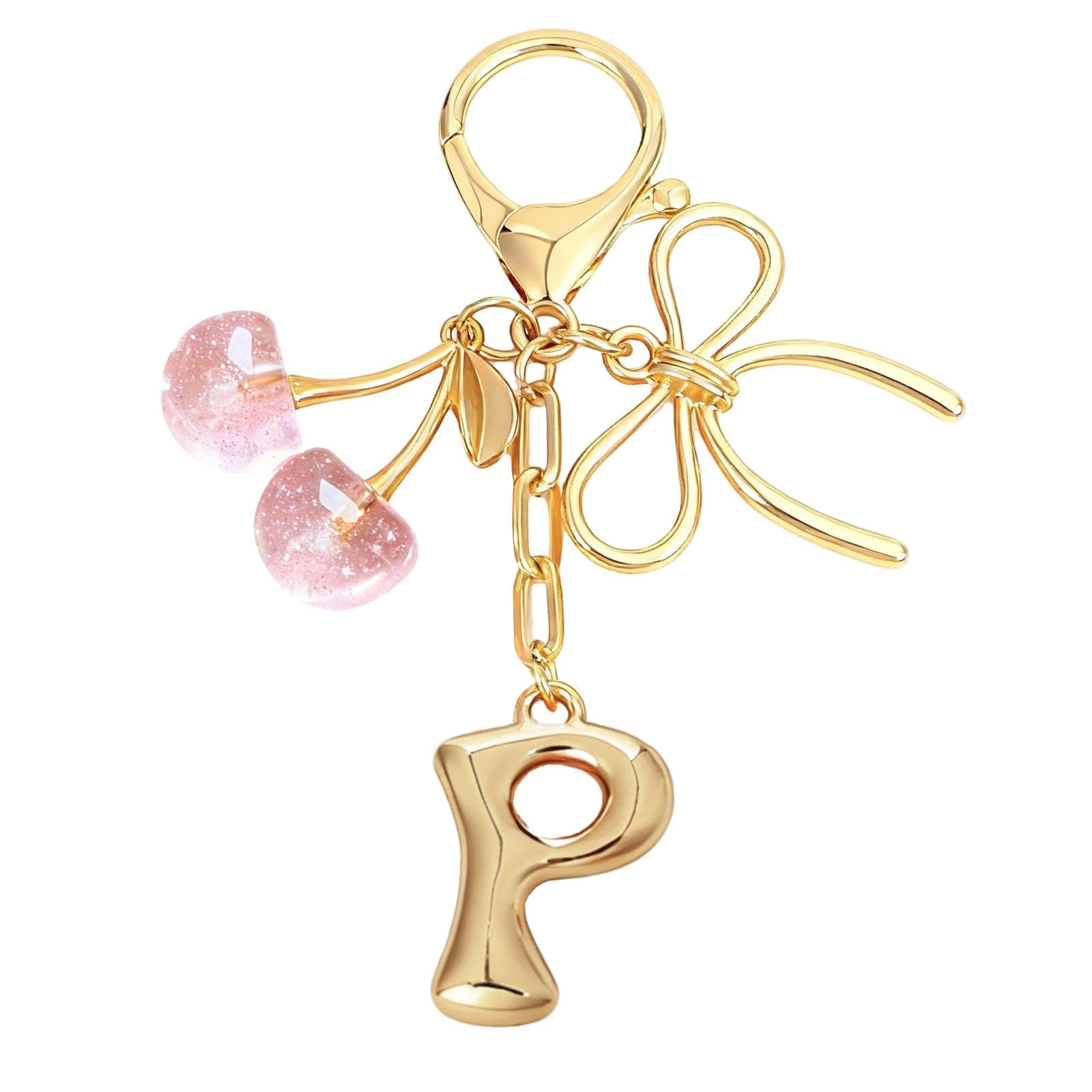 Initial P Keychain - Letter