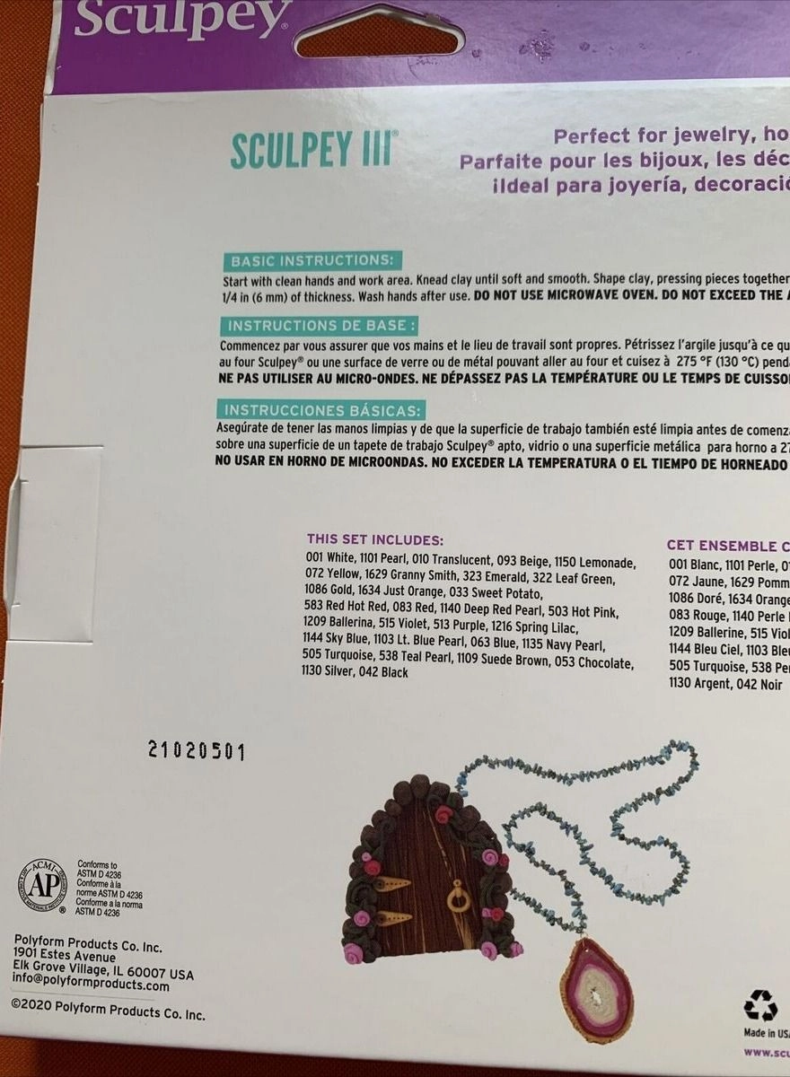 III Oven-Bake Clay - 853 grams