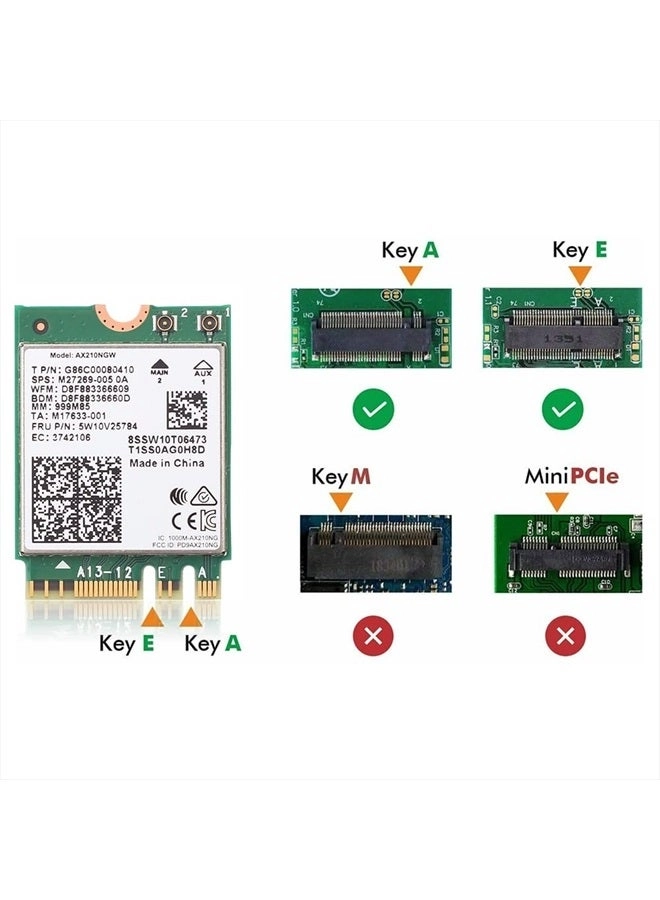 AX210NGW - Tri-Band M.2 2230 Wi-Fi 6E