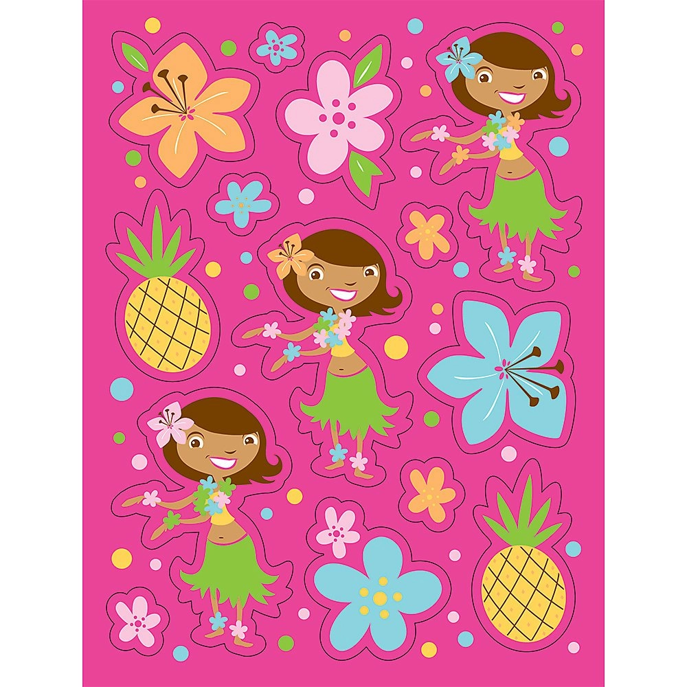 CREATIVE CONVERTING Luau Fun Stickers