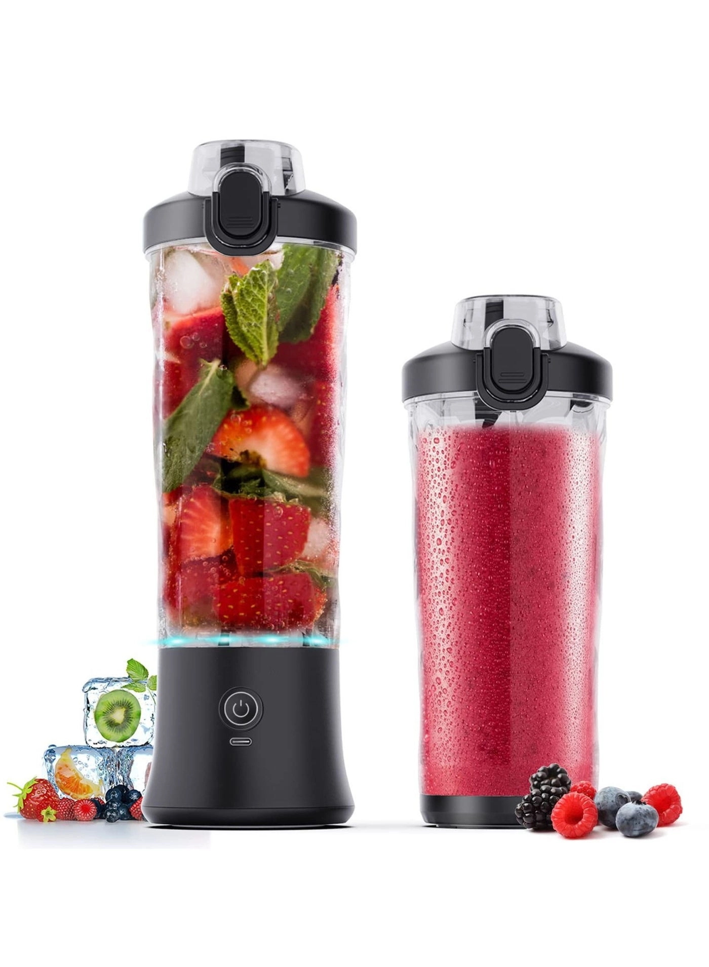 Portable Personal Blender - 6-Blade USB Rechargeable Portable