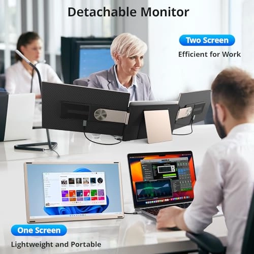Laptop Screen Monitor Extender - S6 Blue 15.6 Inches 1920x1080