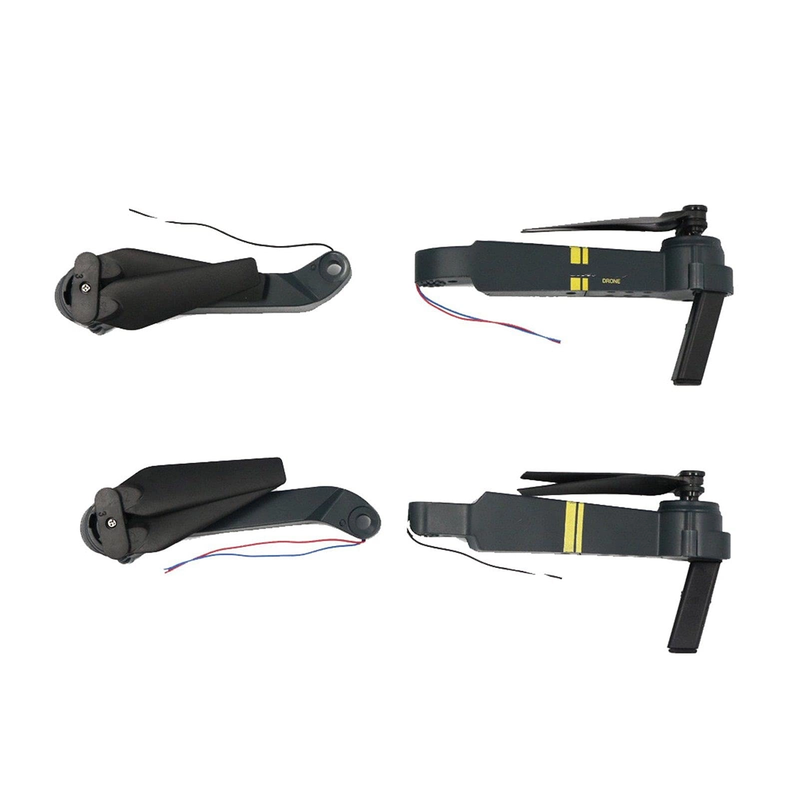 Clynex Store E58 FPV Replacement Arm - 4PCS Sliver combo