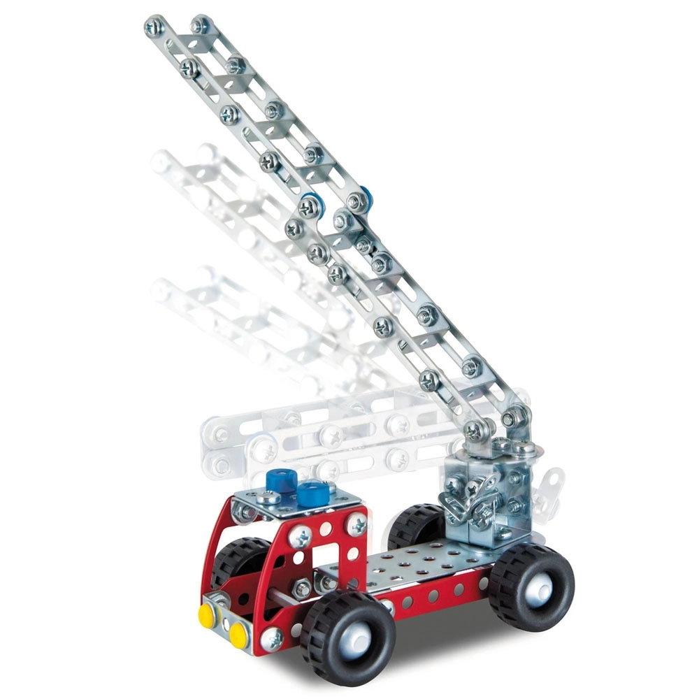 Fire Truck Metal Building Kit - 180 pcs for ages 8+