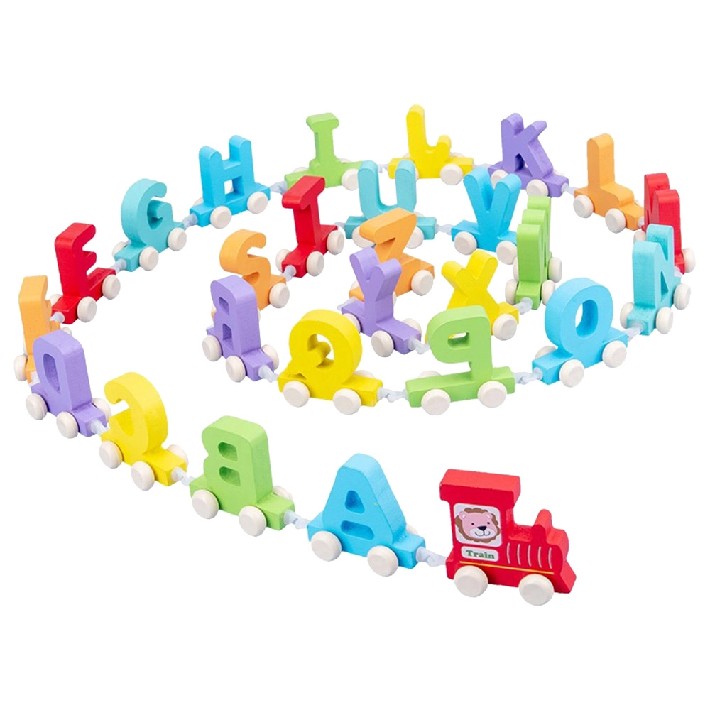 Highland Wooden Alphabet Train - Suitable for 3 years and above 27pcs