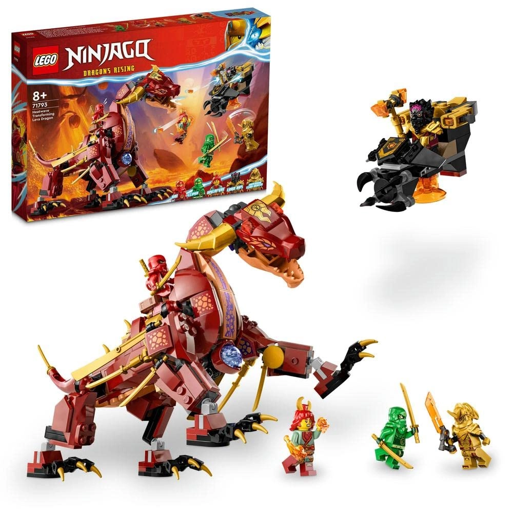 LEGO NINJAGO Heatwave Transforming Lava Dragon (71793)