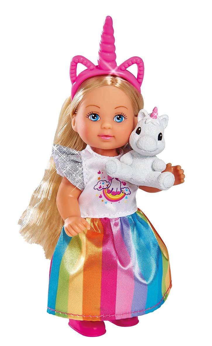 Simba Evi Love Little Unicorn Doll - Rainbow