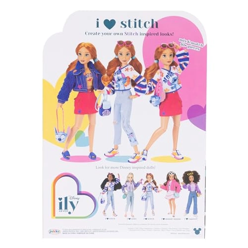 Stitch Fashion Dolls - 11.5" Red Hair Two Complete Mix-and-Match Outfits
