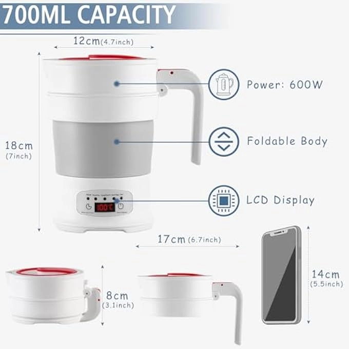 Travel Foldable Electric Kettle