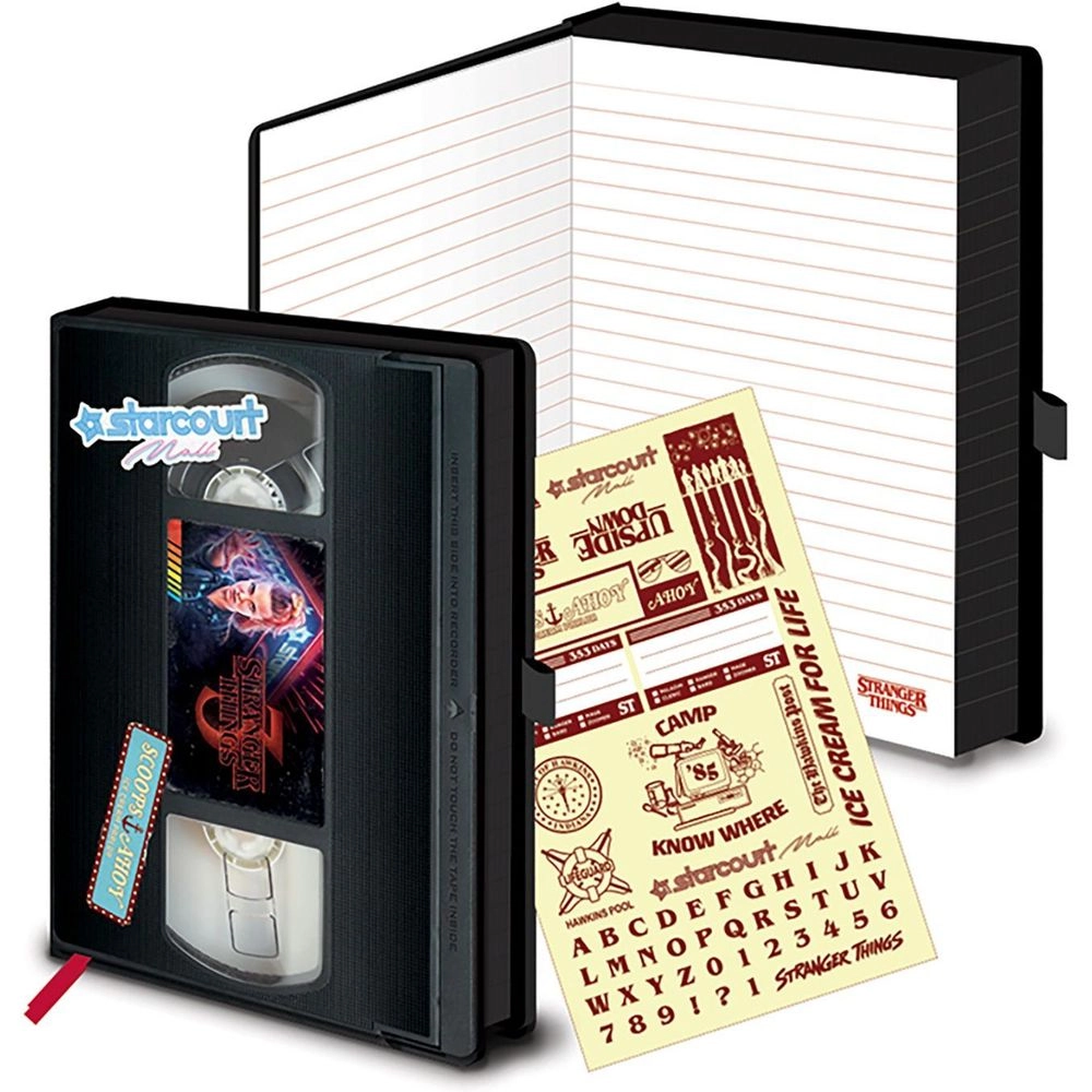 PYRAMID POSTERS Stranger Things (S3 Vhs) (Notebook) - 22 x 15 x 2 cm