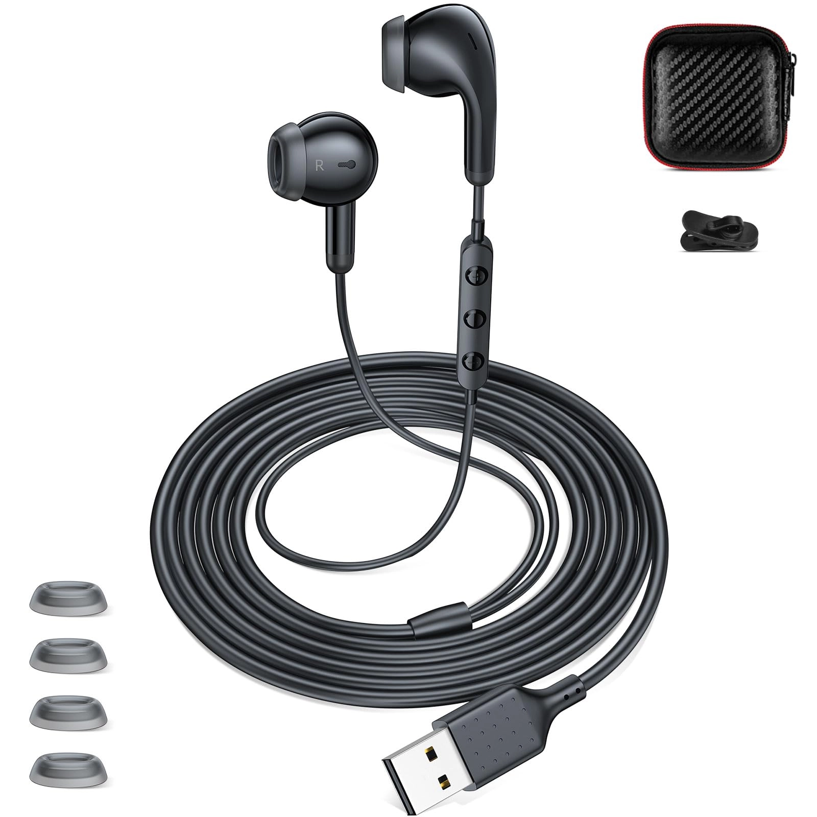 USB Earbuds Wired Earbud