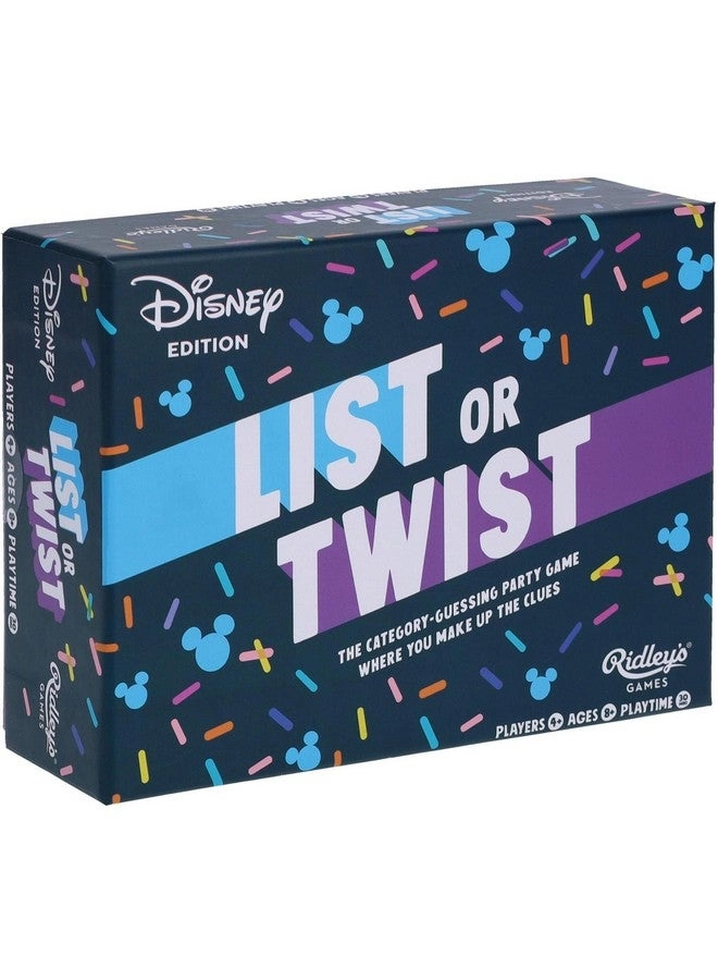 List or Twist - Ages 8+