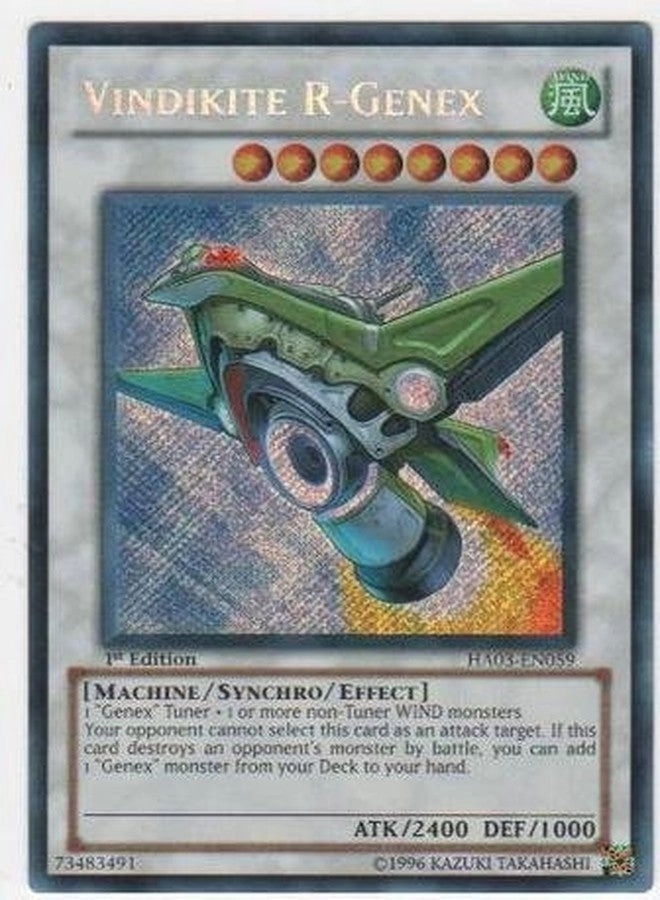 Yu-Gi-Oh! Vindikite R-Genex - HA03-EN059 Hidden Arsenal 3-1st Edition Secret Rare