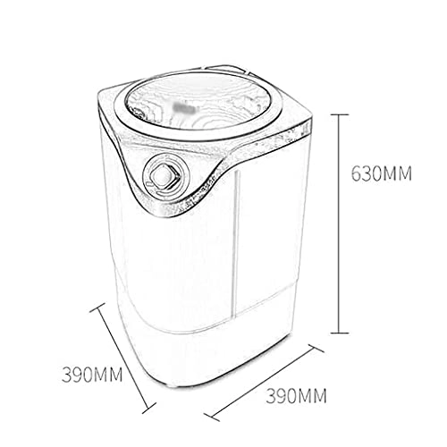Portable Washing Machine - Mini Single Tub Timing Function